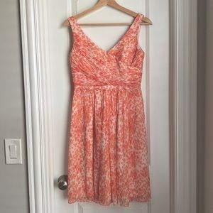 J.Crew Heidi coral / pink / peach dress, size 4